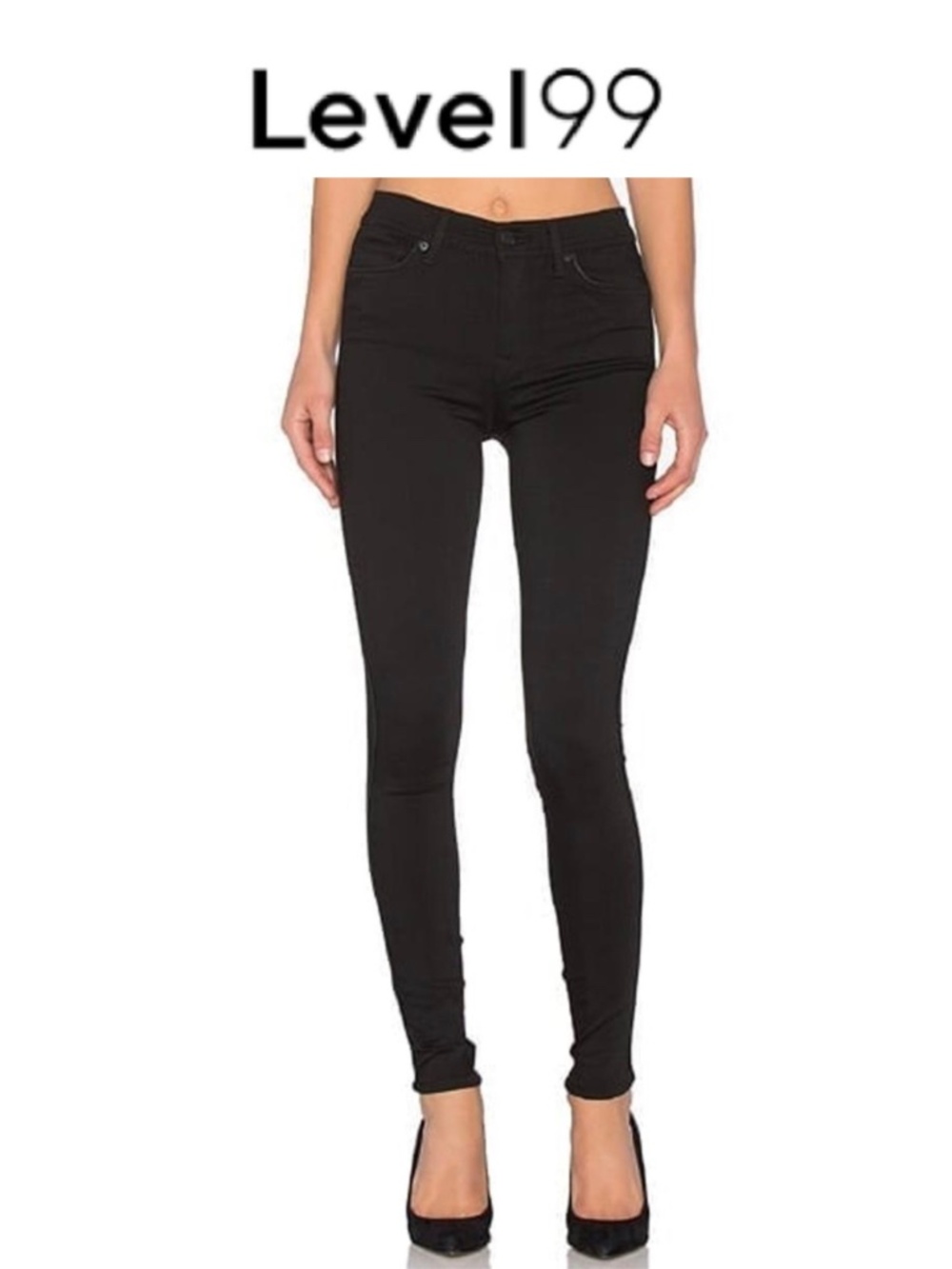 Anthropologie Level 99 Tanya High Rise Skinny Jeans
